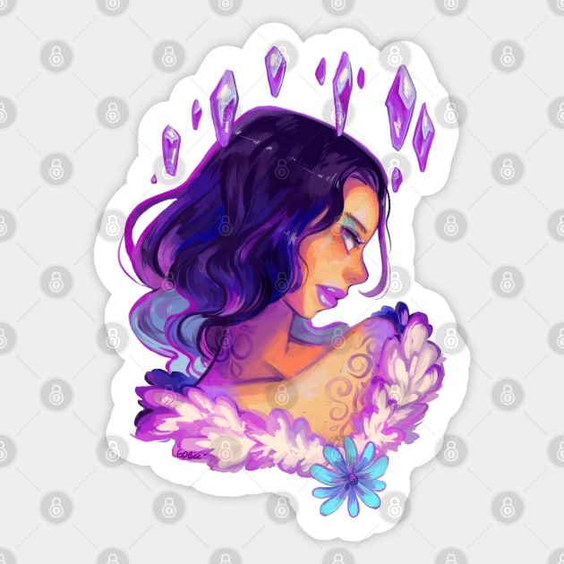 Amethyst Sticker by GDBee